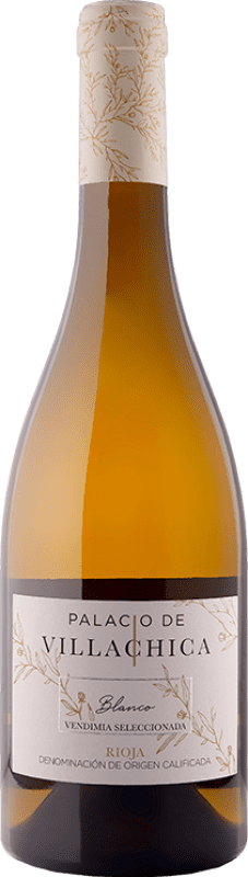 Envío gratis | Vino blanco Palacio de Villachica Blanco Vendimia Seleccionada D.O.Ca. Rioja La Rioja España Viura, Malvasía 75 cl