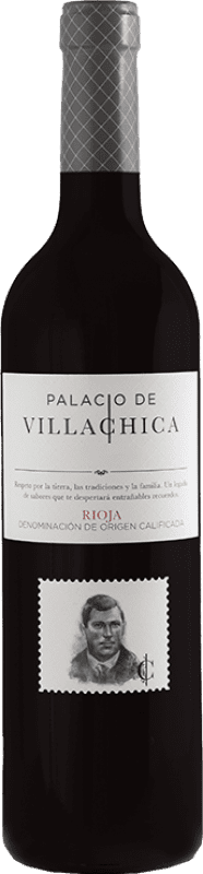 15,95 € | Красное вино Palacio de Villachica старения D.O.Ca. Rioja Ла-Риоха Испания Tempranillo, Grenache, Mazuelo 75 cl