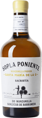 Бесплатная доставка | Крепленое вино Pepe Rodríguez de Vera Sopla Poniente Manzanilla Santa María de la O Saca D.O. Manzanilla-Sanlúcar de Barrameda Андалусия Испания Palomino Fino бутылка Medium 50 cl