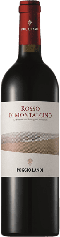 Free Shipping | Red wine Poggio Landi D.O.C. Rosso di Montalcino Italy Sangiovese 75 cl