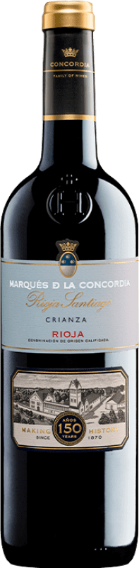 17,95 € 免费送货 | 红酒 Marqués de La Concordia Rioja Santiago 岁 D.O.Ca. Rioja