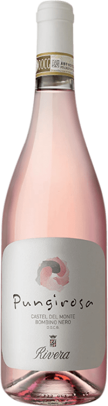 Kostenloser Versand | Rosé-Wein Vinicola Rivera Pungirosa D.O.C.G. Castel del Monte Bombino Nero Italien Bombino Schwarz 75 cl