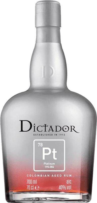 109,95 € | Rum Dictador Platinum — Edição Platina Colômbia 70 cl