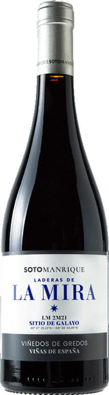 Free Shipping | Red wine Soto y Manrique La Mira Spain Grenache 75 cl