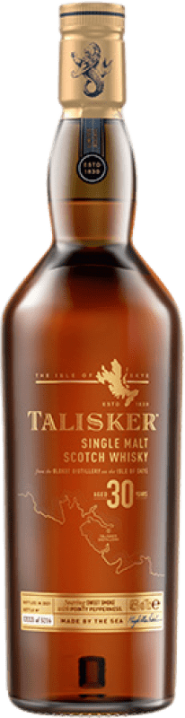 Envoi gratuit | Whisky Single Malt Talisker Édition Limitée Ecosse Royaume-Uni 30 Ans 70 cl