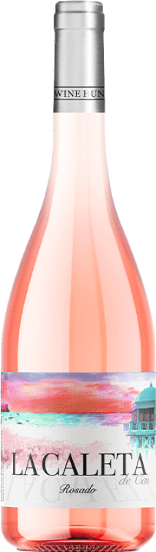 Envío gratis | Vino rosado The Wine Hunter La Caleta de Cai Rosado I.G.P. Vino de la Tierra de Cádiz Andalucía España Syrah, Tintilla de Rota 75 cl