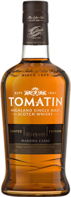 Single Malt Whisky Tomatin Madeira Cask Colección Portuguesa 15 Ans