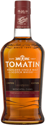 Single Malt Whisky Tomatin Moscatel Cask Colección Portuguesa 15 Ans