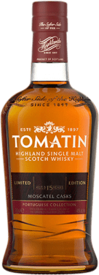 Whisky Single Malt Tomatin Moscatel Cask Colección Portuguesa 15 Ans 70 cl