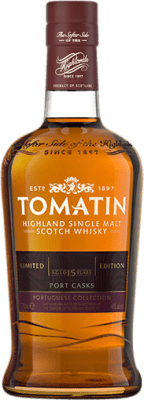 Single Malt Whisky Tomatin Port Cask Colección Portuguesa 15 Ans