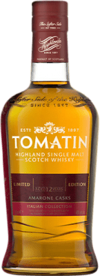Single Malt Whisky Tomatin Colección Italiana Amarone Cask Finish 12 Years