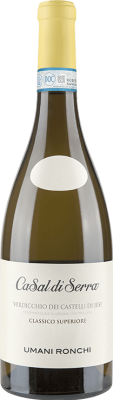 11,95 € Free Shipping | White wine Umani Ronchi Casal di Serra Classico Superiore D.O.C. Verdicchio dei Castelli di Jesi