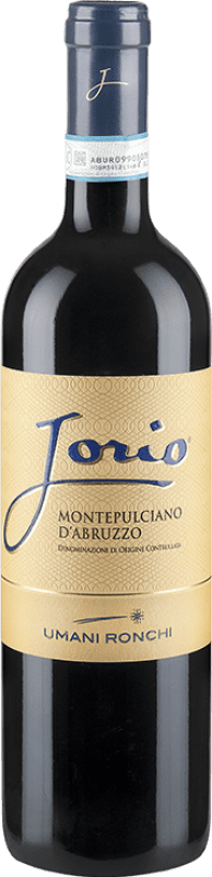 Бесплатная доставка | Красное вино Umani Ronchi Jorio D.O.C. Montepulciano d'Abruzzo Италия Montepulciano 75 cl