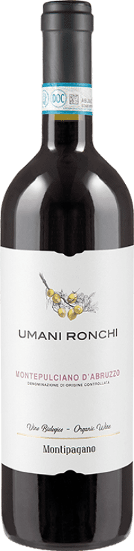 16,95 € | Красное вино Umani Ronchi Montipagano D.O.C. Montepulciano d'Abruzzo Абруцци Италия Montepulciano 75 cl