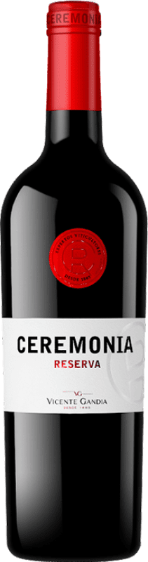 送料無料 | 赤ワイン Vicente Gandía Ceremonia de Autor 予約 D.O. Utiel-Requena バレンシアのコミュニティ スペイン Tempranillo, Cabernet Sauvignon, Bobal 75 cl