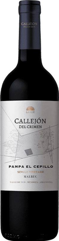 32,95 € | Red wine Pagos de Valcerracín Callejón del Crimen Single Vineyard El Cepillo I.G. Valle de Uco Uco Valley Argentina Malbec 75 cl