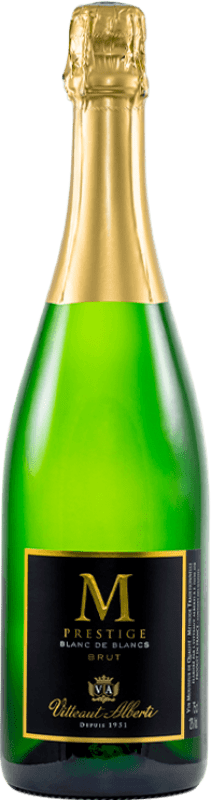 Envoi gratuit | Blanc mousseux Vitteaut Alberti M Prestige Blanc de Blancs Mousseux France Chardonnay, Chenin Blanc, Muscat 75 cl