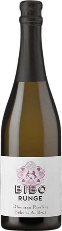 32,95 € 送料無料 | 白スパークリングワイン Bibo Runge Jahrgangssekt Q.b.A. Rheingau
