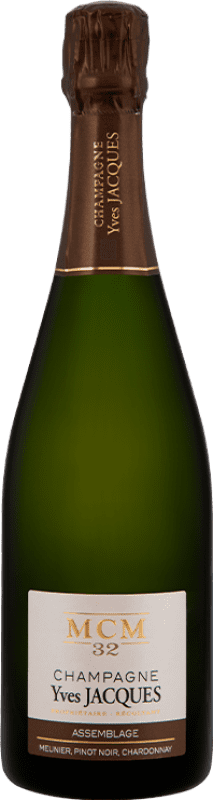 28,95 € Spedizione Gratuita | Spumante bianco Jacques Lassaigne Yves Jacques MCM 32 Brut A.O.C. Champagne