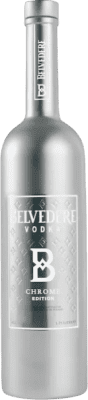 184,95 € Envio grátis | Vodca Belvedere Chrome Edition Garrafa Pequena 16 cl