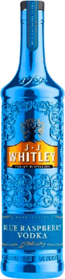 Vodka J.J. Whitley Raspberry Blue — Edición Azul Sloe Berries — Endrinas