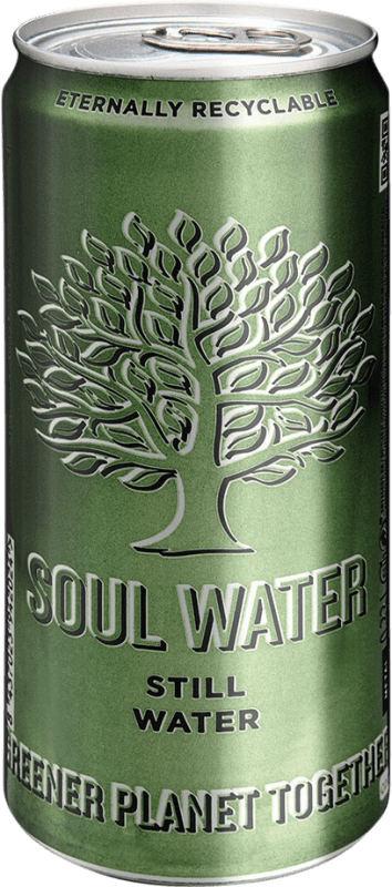 免费送货 | 盒装24个 水 Menno Koopmans Soul Water Still 巴利阿里群岛 西班牙 易拉罐 33 cl 免费送货 | 盒装24个 水 Menno Koopmans Soul Water Still 巴利阿里群岛 西班牙 易拉罐 33 cl