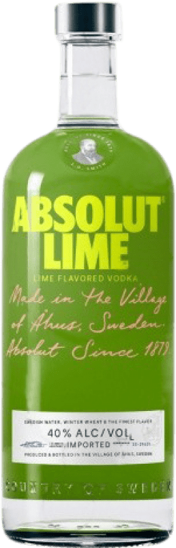 19,95 € | 伏特加 Absolut 瑞典 1 L Lime — 青柠