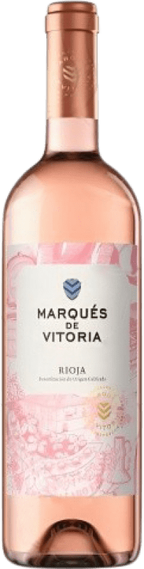 免费送货 | 玫瑰酒 Marqués de Vitoria Rosat 年轻的 D.O.Ca. Rioja 拉里奥哈 西班牙 75 cl