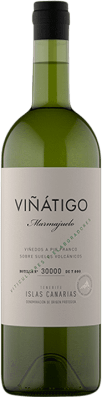 27,95 € | Vino Bianco Viñátigo Crianza — Invecchiato in Botte Isole Canarie Spagna Marmajuelo 75 cl