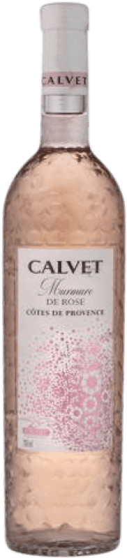 Free Shipping | Rosé wine Calvet Murmure de Rosé Young A.O.C. Côtes de Provence Provence France Syrah, Monastrell, Grenache Tintorera, Carignan, Cinsault 75 cl