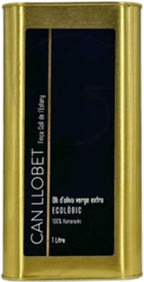 Huile d'Olive Can Llobet Koroneiki Canette Spéciale 1 L