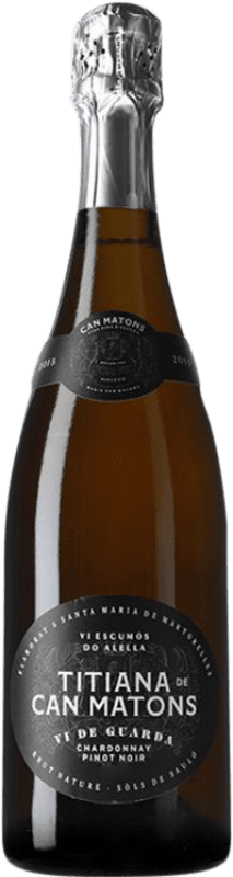 Spedizione Gratuita | Vino Bianco Can Matons Titiana Brut Nature Riserva D.O. Alella Catalogna Spagna Chardonnay 75 cl