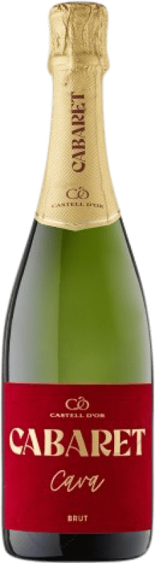 28,95 € 免费送货 | 白葡萄酒 Castell d'Or Cabaret Brut — 起泡酒 干型 年轻的 D.O. Cava 大瓶 — Magnum 1,5 L