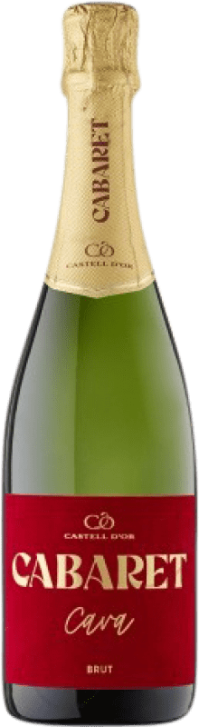 16,95 € 免费送货 | 白酒 Castell d'Or Cabaret 香槟 年轻的 D.O. Cava 瓶子 Magnum 1,5 L