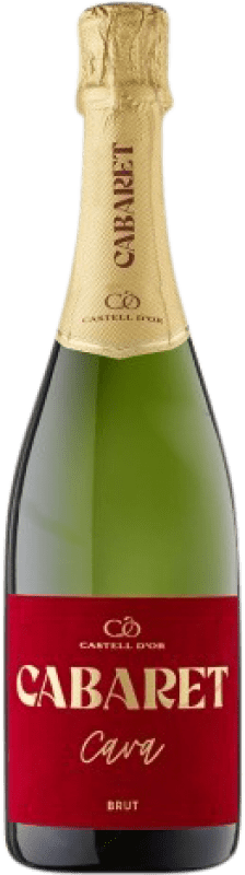 116,95 € 送料無料 | 白ワイン Castell d'Or Cabaret Brut — ブリュット 若い D.O. Cava ジェロボアム・ダブルマグナムボトル 3 L
