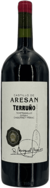 25,95 € | Красное вино Castillo de Aresan Terruño Crianza — Крианса D.O. La Mancha Castilla la Mancha y Madrid Испания Tempranillo — Темпранильо, Syrah — Сира, Cabernet Franc — Каберне Фран Бутылка Магнум 1,5 L