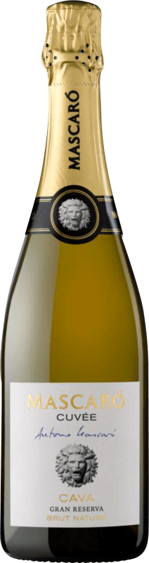 28,95 € | Vinho branco Mascaró Brut Nature Reserva D.O. Cava Catalunha Espanha Garrafa Magnum 1,5 L