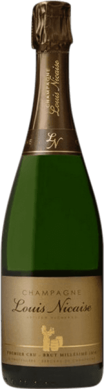 Envío gratis | Vino Blanco Louis Nicaise Brut Millésimé Gran Reserva A.O.C. Champagne Champagne Francia 75 cl