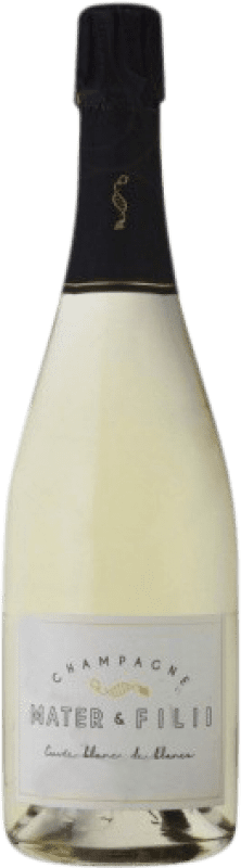 Бесплатная доставка | Белое вино Mater & Filio Brut — брют Blanc de Blancs Гран Резерва A.O.C. Champagne шампанское Франция 75 cl
