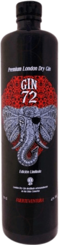 Spedizione Gratuita | Genever Gin AguaGuanches 72 Aniversario Edición Limitada Gin Isole Canarie Spagna 70 cl