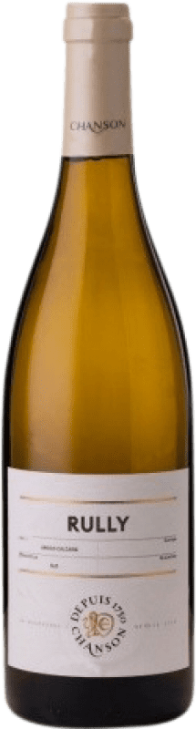 Free Shipping | White wine Chanson Aged A.O.C. Rully Burgundy France 75 cl