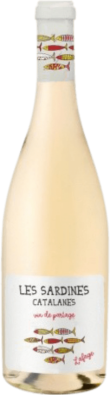 Envío gratis | Vino Blanco Domaine Lafage Les Sardines Catalanes Joven I.G.P. Vin de Pays Côtes Catalanes Languedoc-Roussillon Francia Garnacha Blanca, Viognier, Picapoll 75 cl