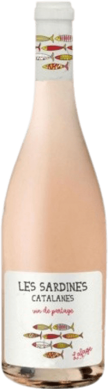 Kostenloser Versand | Roséwein Domaine Lafage Les Sardines Catalanes Rose Jung I.G.P. Vin de Pays Côtes Catalanes Languedoc-Roussillon Frankreich Grenache Tintorera, Grenache Grau 75 cl