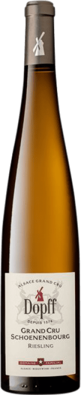 Kostenloser Versand | Weißwein Dopff au Molin Schoenenbourg Grand Cru Grosse Lage Crianza — Kurze Fassreifung A.O.C. Alsace Elsass Frankreich Riesling 75 cl