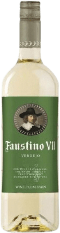 7,95 € Бесплатная доставка | Белое вино Faustino VII молодое D.O.Ca. Rioja