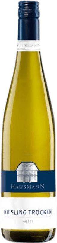 Envío gratis | Vino Blanco Hausmann Trocken — Seco Joven Q.b.A. Mosel Mosel Alemania Riesling 75 cl