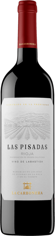 Бесплатная доставка | Красное вино La Carbonera Las Pisadas Labastida Crianza — Крианса D.O.Ca. Rioja Ла-Риоха Испания 75 cl