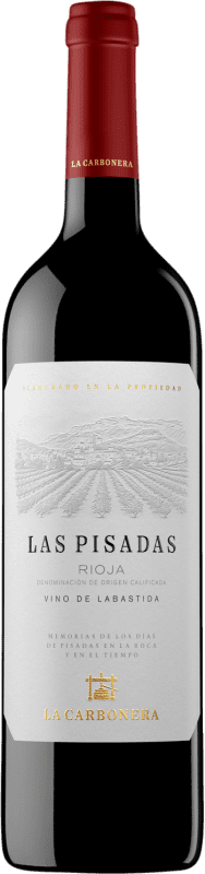 Free Shipping | Red wine La Carbonera Las Pisadas Labastida Aged D.O.Ca. Rioja The Rioja Spain 75 cl