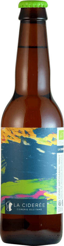 免费送货 | 苹果酒 Cidrerie Occitane La Ciderée Artisanal 额外的香味 法国 三分之一升瓶 33 cl