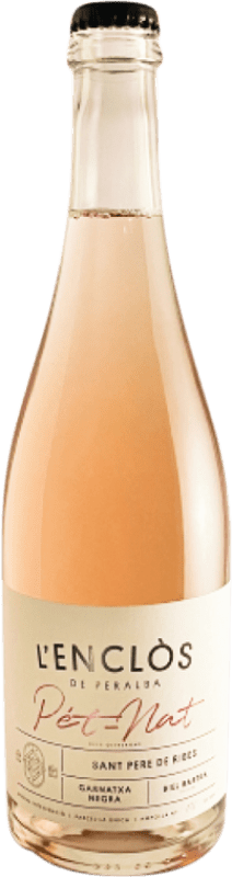 Kostenloser Versand | Rosé Sekt L'Enclòs de Peralba Pét-Nat Natürlich Perlender Katalonien Spanien 75 cl